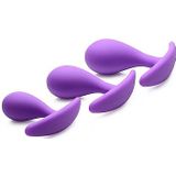 Booty Poppers Silicone Anal Trainer Set - Purple