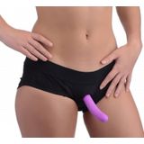 Envy Kanten Strap-On Harnas Met Dildo - Zwart