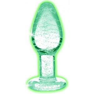 Glow-in-the-Dark Anaalplug Van Glas - Large