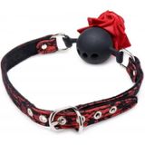 Silicone Ball Gag with Rose