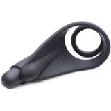 XR Brands Silicone Vibrating Cockring black