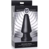Master Series Advanced Users Big anale plug black 17,8 cm