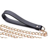 Chain Leash - Black and Gold