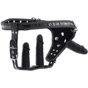 Double Penetration Strap On Harness