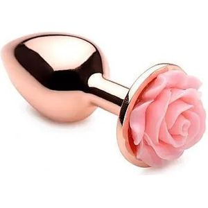 Rosa Rose Gold Großer Anal Plug
