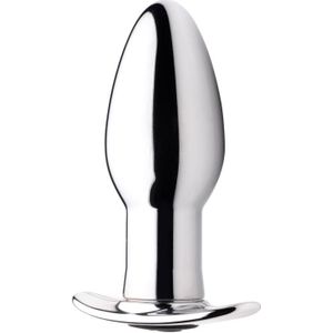 Chrome Blast Oplaadbare Buttplug Met Afstandsbediening - Klein