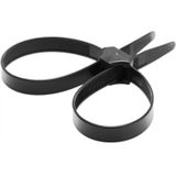 Misbehaved Black Zip Tie Police Cuffs - 5 Pack