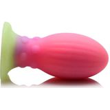 Xeno Egg - Lichtgevend Siliconen Ei - XL - Roze