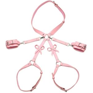 Bondageharnas Met Strikken M/L - Roze