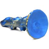 XR Brands AH108 - Kraken Silicone Dildo - Blue