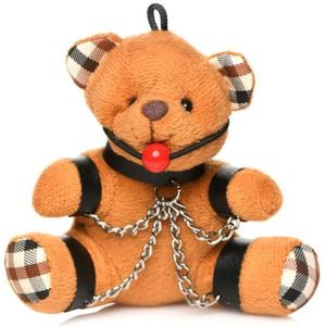 Gagged Teddy Bear Sleutelhanger