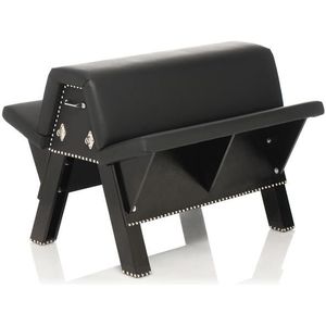 Bareback Submission Horse Bondage Bank - Zwart