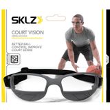 SKLZ Court Vision - Dribbel Bril - Balcontrole en Inzicht Speelveld Verbeteren - Sportbril - Balsport - Voetbal / Basketbal / Handbal - Verstelbaar - Alle leeftijden - Grijs