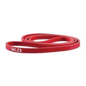 SKLZ Proband Weerstandsband, accessoires voor krachttraining, fysieke voorbereidingsapparatuur voor thuis, sportschool, rood, medium