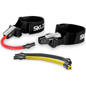 SKLZ Lateral Resistor Pro - Verstelbare Krachttrainer met 3 Weerstandsbanden - Krachttraining - Kracht Trainer - Verstelbaar - Gevoerde Enkelbanden - Slide-Lock Technologie