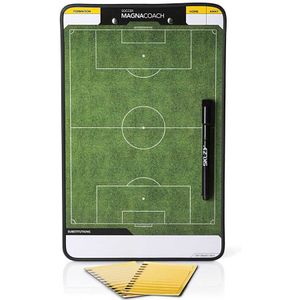 SKLZ - Dubbelzijdig magnetisch whiteboard – voetbal – wit, 20 x 13 cm