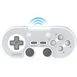 Retrobit Legacy 16 Manette sans Fil Gris pour Switch/PC/Steam/Raspberry Pi/Snes/Android 2,4 g