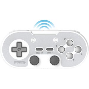 Retro-Bit Legacy16 2.4 Ghz Wireless Controller for SNES, Switch, PC, Mac, Raspberry Pi and Steam - Classic Grey (Nintendo Switch//)