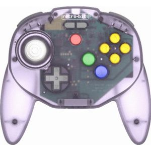 Retro-bit - Tribute 64 - Draadloze Controller - Atomic Purple - Platinum-reeks