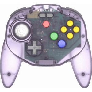 Retro-Bit Tribute64 2.4Ghz Wireless Controller For N64, Switch, PC, Mac and Other USB Devices - Atomic Purple (Nintendo Switch//)