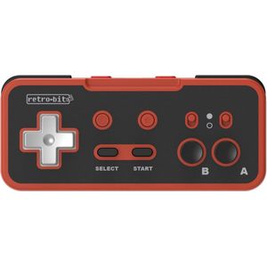 Retro-Bit Origin8 2.4G Manette sans fil Nintendo Switch & NES - Receveurs USB & NES inclus - Red & Black Edition