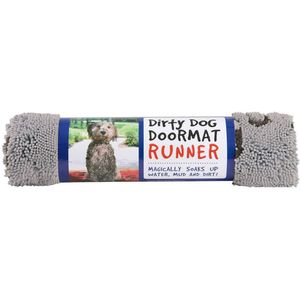 Dog Gone Smart deurmat, groot Runner grijs