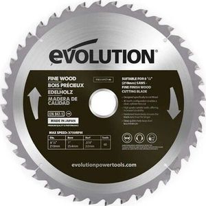 Evolution Power Tools FW210TCT-40, zaagblad voor het zagen van hout, voor verstekzagen, 210 mm