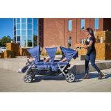 Gaggle Jamboree Opvouwbare Kinderwagen Blauw voor 6 Kinderen