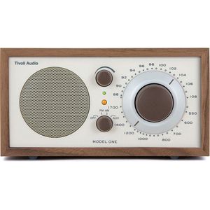 Tivoli Audio Model One FM/AM Radio Walnoot/Beige