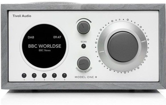 Tivoli Audio - Model One + - DAB+ Wekkerradio - Grijs/Wit