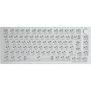 Glorious Gaming GMMK PRO 75% Barebones (alleen frame), modulair mechanisch gamingtoetsenbord, TKL-formaat (75%), 1,5 kg frame, RGB, aanpasbaar, internationale lay-out/ISO - wit