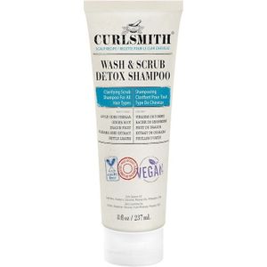 Curlsmith - Wash & Scrub Detox Pro-Biotic - Vegan Exfoliating Shampoo - 237ml