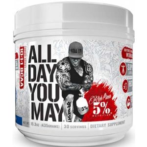 5% Nutrition - All Day You May - Aminozuren - Blue Raspberry - 30 porties
