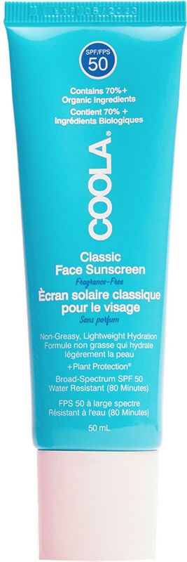 Coola - Classic Face - Zonnebrandcrème - Geurloos - SPF50 - 50 ml