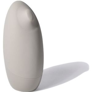 Grijs Siliconen Carezza Percussion Touch Clitorale Massager Vingervibrator van Lora Di Carlo