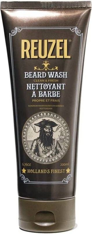 Reuzel - Clean & Fresh Beard Wash - 200ml - Gentle Formula - Moisturizing - Hydrating