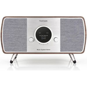 Tivoli Audio - Music System Home (Gen. 2) - Alles-in-een-Hifi-systeem - Walnoot/Grijs
