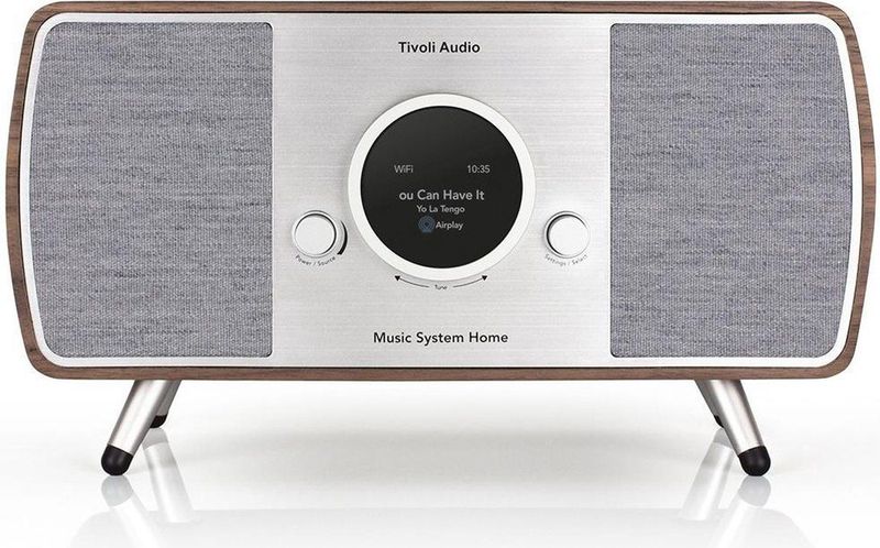 Tivoli Audio - Music System Home (Gen. 2) - Alles-in-een-Hifi-systeem - Walnoot/Grijs