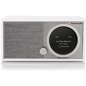 Tivoli Audio - Model One Digital+ Gen 2 - DAB+/WiFi/AirPlay 2/Chromecast/Smart Radio - Wit/Grijs