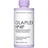 Olaplex No.4P Blonde Enhancer Toning Shampoo   Voor blonde en grijze haren