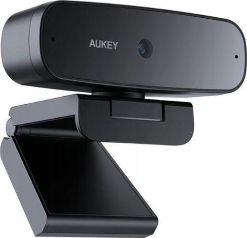 Aukey - PC-W3S - Webcam - Zwart - Full HD 1920 x 1080 pixels, Autofocus, 360° Draaifunctie