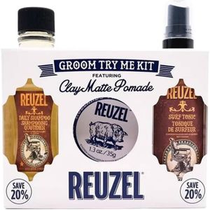 REUZEL Clay Matte Groom Try Me Kit