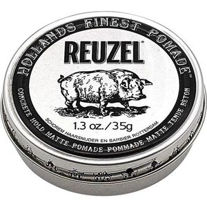 Reuzel - Concrete Hold Matte Pomade - 35 gram - Sterke Hold - Wateroplosbaar