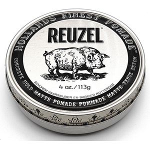 Reuzel - Concrete Hold Matte Pomade - 113 gram - Sterke Hold - Wateroplosbaar