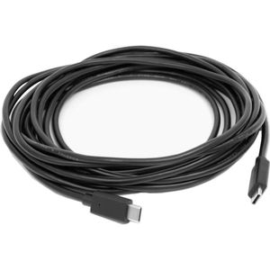 Owl Labs USB-C mannelijke naar USB-C mannelijke kabel voor Meeting Owl 3 (4,87 m/16 voet) zwart