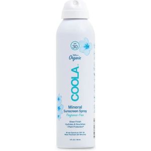 Coola Mineral Body Spray Fragrance Free SPF30 148 ml