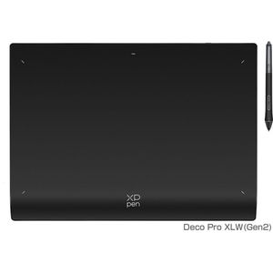 XPPen Deco Pro XLW (Gen 2) grafische tablet - 15 x 9 inch - X3 Pro Stylus 16K druk Wereldprimeur - Bluetooth professionele pentablet - met draadloze snelkoppelingen Afstandsbediening ACK05
