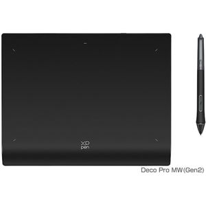 XPPen Deco Pro MW (Gen 2) grafische tablet - 9 x 6 inch - X3 Pro Stylus 16K druk Wereldprimeur - Bluetooth professionele pentablet - met draadloze snelkoppelingen Afstandsbediening ACK05