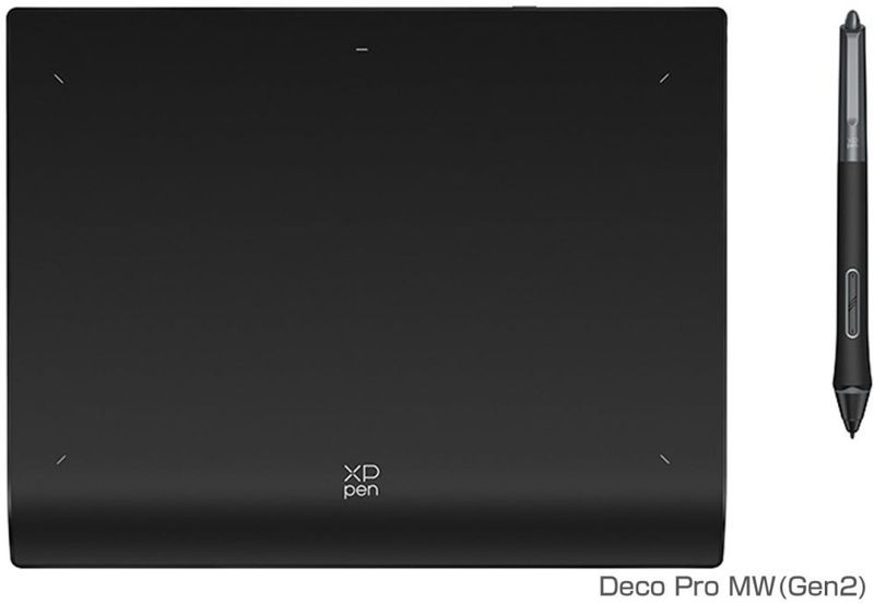 XPPen Deco Pro MW (Gen 2) - Grafische Tablet - 9 x 6 inch - X3 Pro Stylus 16K Druk