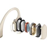 Shokz OpenRun Pro Bone Conduction Sporthoofdtelefoon Beige